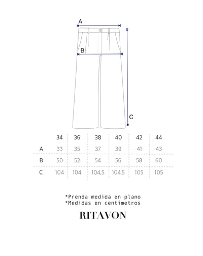 Pantalón Tartufo Cuadro Azul