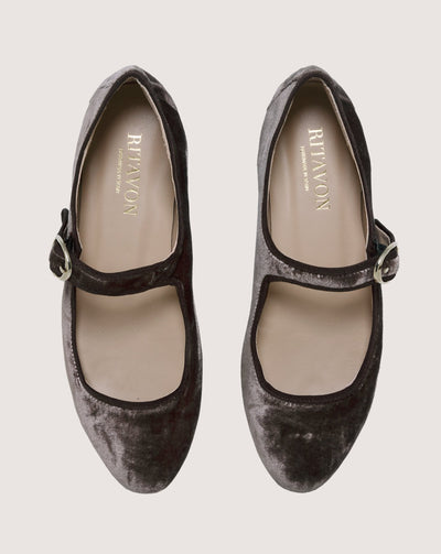 Merceditas Velvet Topo