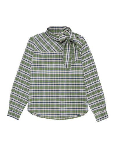 Blusa Lisey Tartán Verde