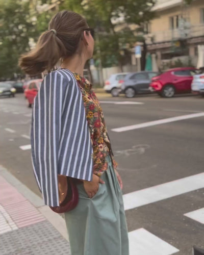 Blazer Corta Santa Fe Azul
