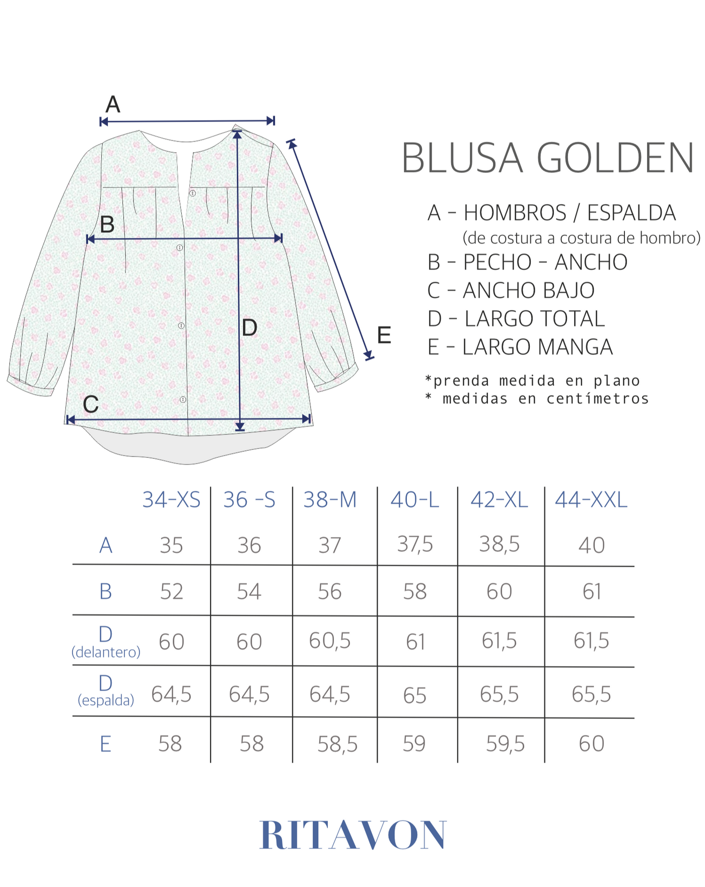Blusa Golden Gofre Pavo