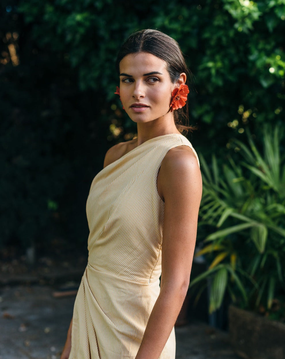 Vestido asimétrico Petites Yema