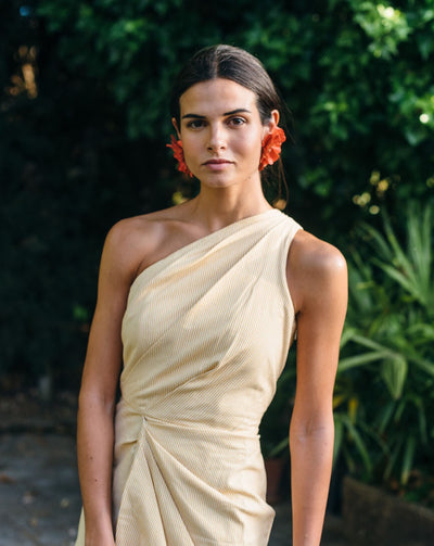 Vestido asimétrico Petites Yema