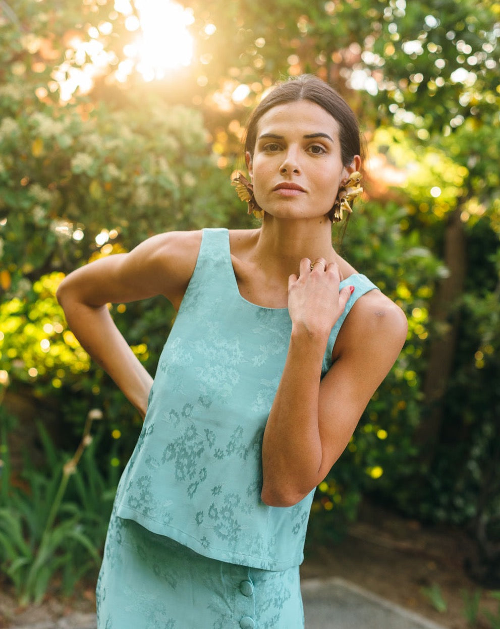 Top Slim Soline Verde