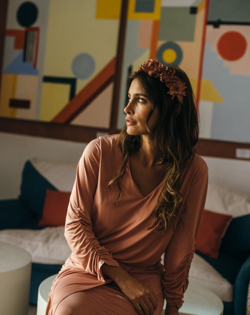 Blusa Betty Terracota