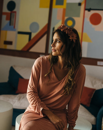 Blusa Betty Terracota