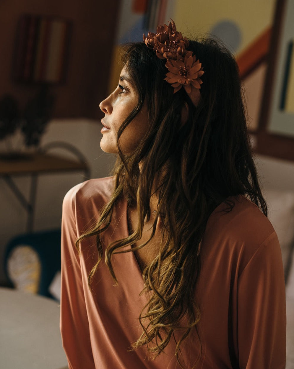 Blusa Betty Terracota