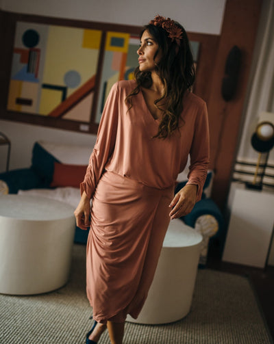 Blusa Betty Terracota