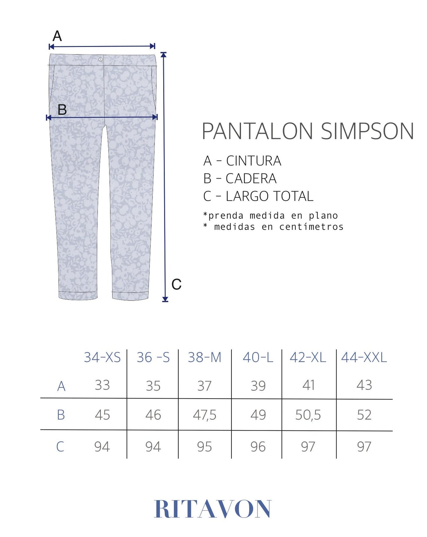 Pantalón Simpson Liberty Denim